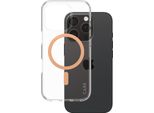 Panzerglass Care By ® Flagship Case Trasparente Urban Combat M. Peachy Magsafe Iphone 16 Pro, Cover, Apple, Apple - Iphone 16 Pro, Trasparente