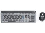 Hama Multi-Device-Tastatur-Maus-Set WKM-750 Kabellos Led Schwarz Qwertz (00173069)