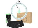 Set Hula Hop Hhw06 Verde Con Palla A Gravità E Contatore Hms + Cintura Br163 Nero Plus Size