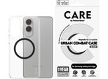 Etui Care By Panzerglass Flagship Urban Combat Nero Qi Na Samsung Galaxy S25 Edge - Przezroczyste