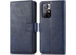 Imoshion Cover Per Xiaomi Redmi Note 11S (4G)/Xiaomi Redmi Note 11 (4G) - Flip Flap Cover Bookcase Flip - Blu Scuro
