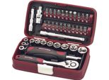 Kraftwerk Kra 99073 Set Di Chiavi A Bussola Da 1/4", 38 Pezzi."