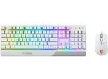 Msi | Vigor GK30 Combo White | Set Tastiera E Mouse | Con Cavo | Mouse Incluso | Usa | Bianco | G