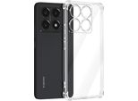 Avizar, Custodia Bumper Per Xiaomi 14T Con Angoli Antiurto, Trasparente