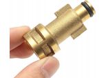 Rosfix Adattatore Da Baionetta A Filettatura Femmina Da 1/4" – Ricambio Per Vecchie Idropulitrici Bosch Aquatak | Ottone, 160 Bar, 60°C"