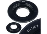 Adattatore C-Mount - Micro 4/3 C M4/3 Per Fotocamere Olympus / Panasonic