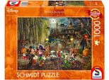 Thomas Kinkade Studios Mickey & Minnie Halloween Fun 1000 Pezzi