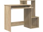 Vidaxl Scrivania In Rovere Sonoma 106 X 41 X 88,5 Cm Materiale A Base Di Legno