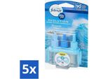 Ambi Pur 3Volution - Ricarica Bermuda Vibes - Deodorante Per Ambienti - 20 Ml - Confezione Risparmio - 5 Pezzi