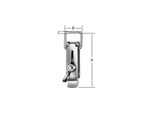 Vormann Spannverschluss Va Mit PlombiermöGlichkeit ∙ HöHe: 110 Mm ∙ Breite: 37 Mm (001206105Z)