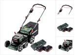 Metabo Rm 36-18 Ltx Bl 46 Tosaerba A Batteria 36 V ( 2X 18 V ) 46 Cm Brushless + 2X Batteria 4,0 Ah + Doppio Caricabatterie