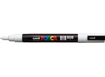 Uni-Ball® 186501 Marcatore A Pigmenti Posca - 0,9 - 1,3 Mm, Bianco