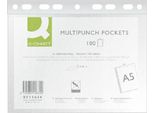 Tasche Forate Q-Connect, Pp, A5, Buccia D'arancia, 50 Micron, 100 Pezzi