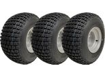 18X9.50-8 Pneumatici Knobby Atv Montato Su 4 Stud 4 Pollici Pcd Cerchio Wanda P322 (Set Di 3)