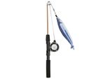 Bastone Divertente Del Gatto, Giocattolo Del Gatto Della Canna Da Pesca, Giocattoli Divertenti Interattivi Del Gatto, Giocattolo Telescopico Della Canna Da Pesca Della Puleggia, Bastone Telescopico Del Gatto Del Pesce, Giocattoli Del Gatto