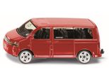 Siku 1070, Vw Multivan, Metallo/Plastica, Rosso, Portellone Posteriore Apribile, Gancio Di Traino