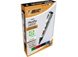 Marcatore Permanente Bic 2000 Ecolutions, Punta Tonda, Confezione Da 4 Pz