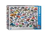 Il Mondo Colorato Del Maggiolino Vw - Qual è Il Tuo? Puzzle Da 1000 Pezzi Formato 68X48 Cm