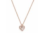 Leonardo 021174 Collana Da Donna Florella Ciao In Acciaio Inossidabile Bianco Rosa 45 Cm
