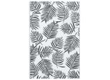 Vidaxl Tappeto Per Esterni Arakil Bianco E Nero 190X290 Cm Pp