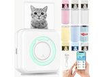 Mini Stampante Per Smartphone, Stampante Fotografica Portatile Con Usb E 2 Rulli - Miniprint