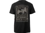 Led Zeppelin - Maglietta "Madison Square Garden 1975"" Per Uomo/Donna Unisex PH1424 (S) (Nero)"