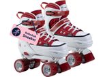 Hudora Pattini A Rotelle Sneaker Taglia 36-39 - Ambra - Pattini A Rotelle Per Bambini Regolabili Su 4 Misure - Con 4 Solette Intercambiabili