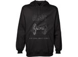 Ac/Dc - Felpa Con Cappuccio "About To Rock"" Per Uomo/Donna Unisex RO711 (Xl) (Nero)"
