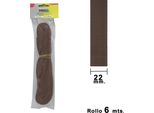 Nastro Cieco Wolfpack Marrone 22 Mm. Rotolo Da 6 Metri