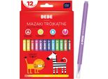 Labirinti A Triangolo Colorati Bb Kids - 12 Colori Vivaci Per I Piccoli Creativi! Perfetti Per Disegnare, Colorare E Giocare In Modo Creativo!