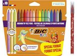Flamastry Bic Bambini Couleur Pastel PudełKo 18Szt