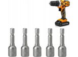 Rosfix Set Di Bussole Magnetiche Da 8 Mm – Attacco Esagonale Da 1/4”, Lunghezza 65 Mm | Acciaio 40Cr | Per Avvitatori A Batteria E Trapani Avvitatori
