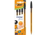 Penna A Sfera Bic Cristal Original Fine Nera 4 Pz