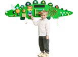 Vevor Parete Attività Dinosauri, Pannello Per Lavagna, Parete Sensoriale Montessori Per Bambini Dai 3 Ai 12 Anni, Ideale Per La Stanza Dei Giochi, L'asilo, La Classe