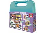 Progressive Puzzle Case - Educa - Superkitties - 12+16+20+25 Pieces