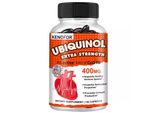 Coq10 Ubiquinol 400Mg (120 Capsule) Integratore Alimentare, Sistema Immunitario, Salute Del Cuore, Energia, Antiossidante, Circolazione, Pressione Sanguigna