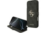 Etui Guess Book 4G Metal Logo Na Iphone 17 Pro Max - Czarne