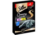 Sheba Beutel Creamy Snacks 7x 9x12g Huhn und Lachs