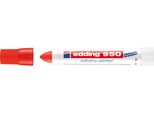 Edding 950 Marcatore Industriale In Pasta Rosso