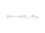 Stahlwille 24A Chiave A Doppio Anello Aperta, Angolata, OPEN-RING 1/2 X 9/16 41483234