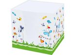 Rnk Verlag 46478 Blocco Note "Farfalle"" 900 Fogli 70 G/M² Bianco 95 X 95 X 95 Mm"