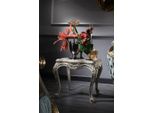 Casa Padrino Tavolino Barocco Argento/Oro 61 X 61 X H. 58 Cm - Mobili Da Salotto Barocchi
