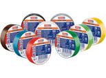 Nastro Isolante Tesa® 53988 Nero, Marrone, Verde, Giallo, Giallo-Verde, Bianco, Grigio, Blu, Rosso (L X L) 10 M X 15 Mm 53988-001 (53988-00135-00)