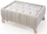 Casa Padrino Tavolino Barocco Rosa Chiaro / Bianco / Oro 91 X 63 X H. 42 Cm - Mobili Soggiorno