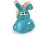 Hape Press And Run Bunny 18 Pezzi Blu Blu Taglia Unica