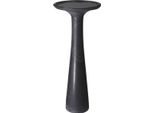 Tavolino Casa Padrino Nero Ø 30 X H. 71,5 Cm - Tavolino Rotondo In Marmo Di Alta Qualità - Mobili Da Salotto