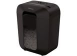 Fellowes Powershred LX45 | Distruggidocumenti A Taglio Incrociato | Livello P-4 | Taglia Carte Di Credito, Graffette, Fermagli, Carta | Capacità 17 Litri | Nero