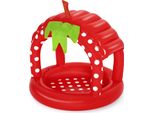 Piscina Bestway® Con Tettuccio Parasole Alla Fragola, Ø 91 X 91 Cm, Rotonda