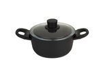 Ballarini Cucinando Avola 2,8 L Czarny Garnek Aluminiowy Z Pokrywką, 750029200
