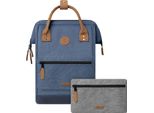Cabaia Zaino Per Il Tempo Libero Zaino Con Scomparto Per Laptop Adventurer Melanged Backpack 18L Paris Grigio Cadetto